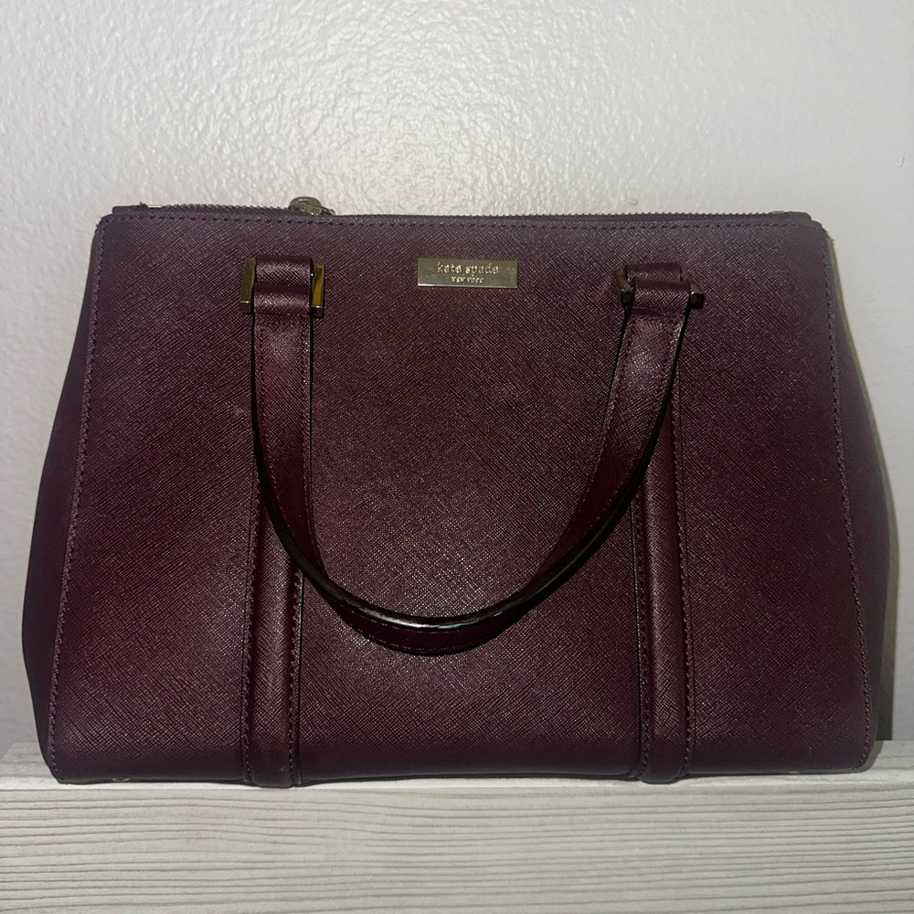 Kate Spade Plum Satchel Bag
